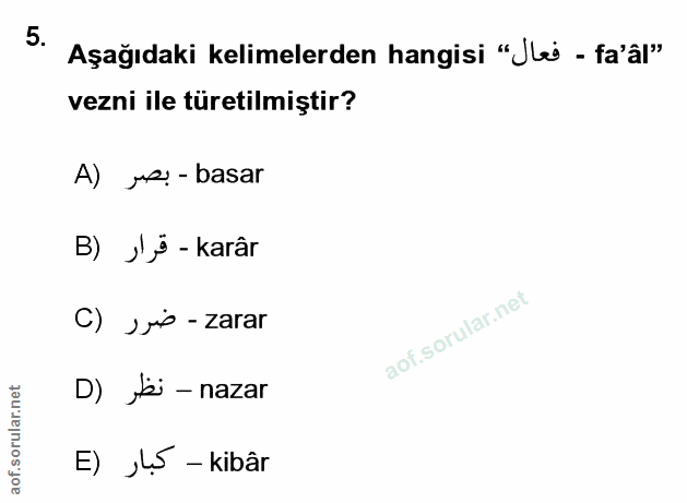 Soru 5