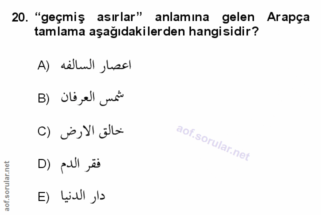 Soru 20