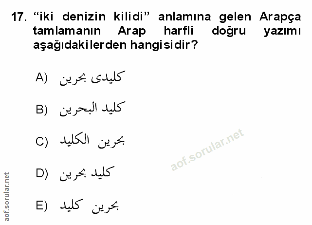 Soru 17