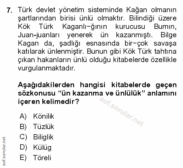 Soru 7