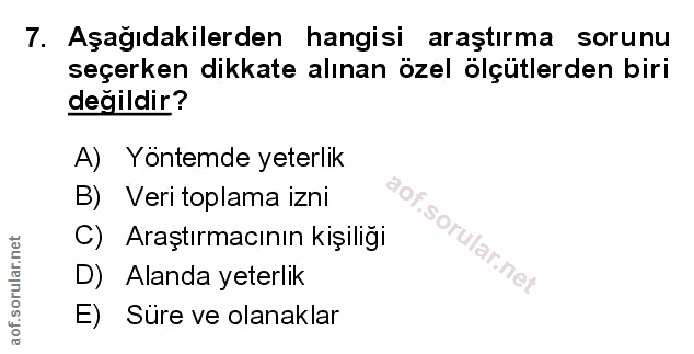 Soru 7