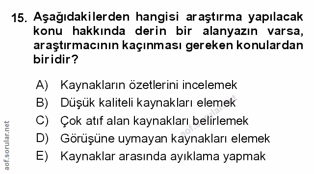 Soru 15