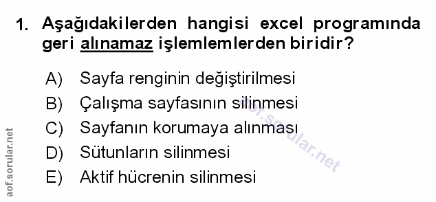 Soru 1