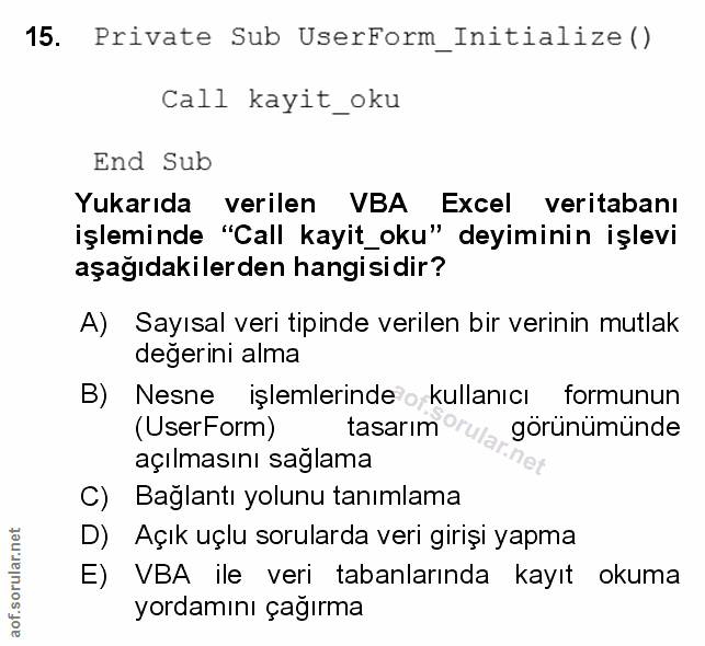 Soru 15