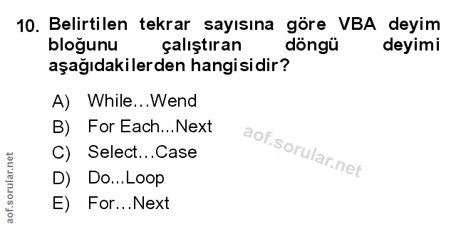 Soru 10