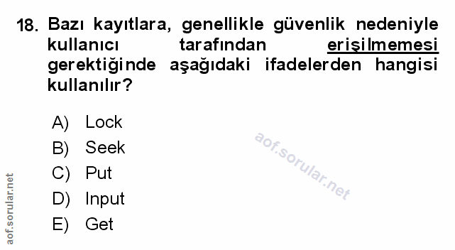 Soru 18