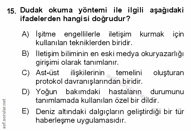 Soru 15
