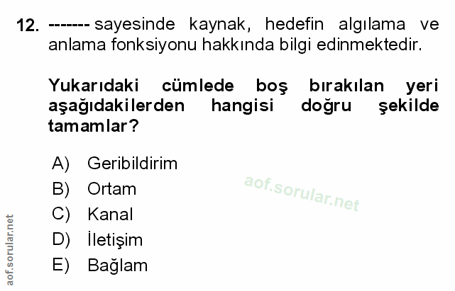 Soru 12
