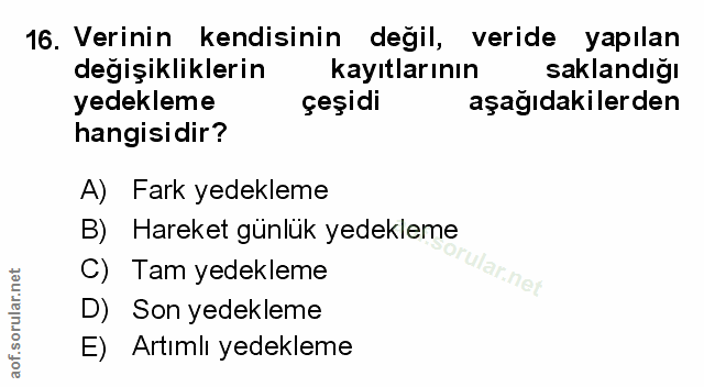 Soru 16