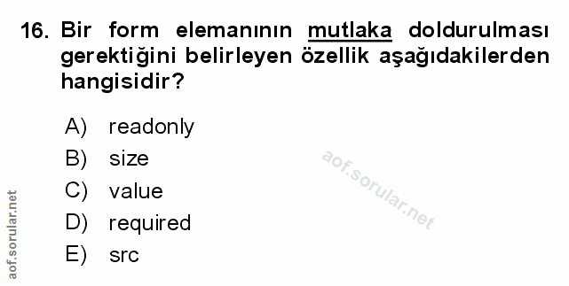 Soru 16