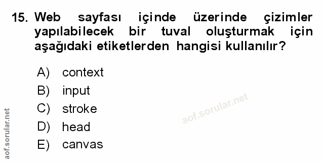 Soru 15