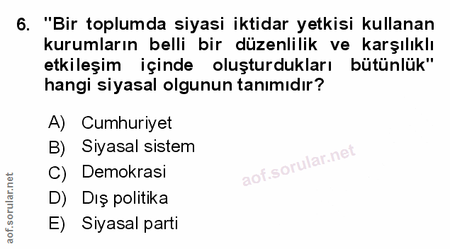 Soru 6