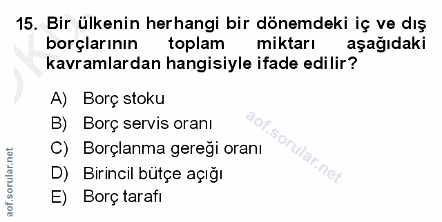Soru 15