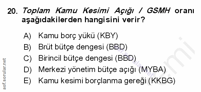 Soru 20