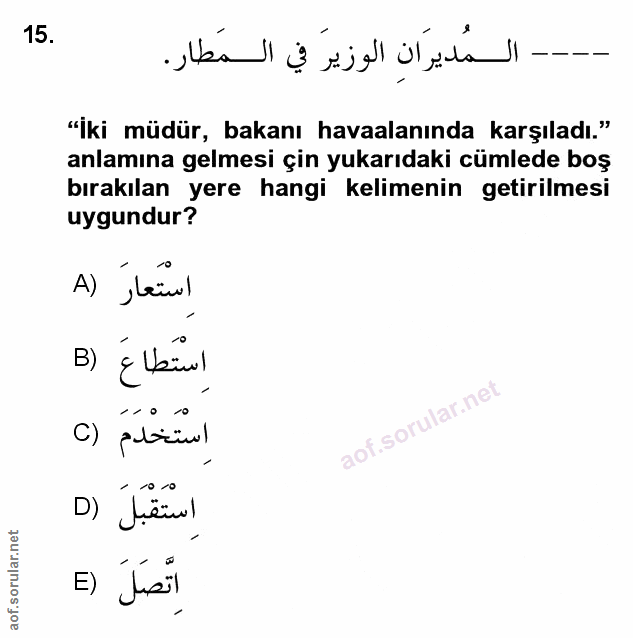 Soru 15