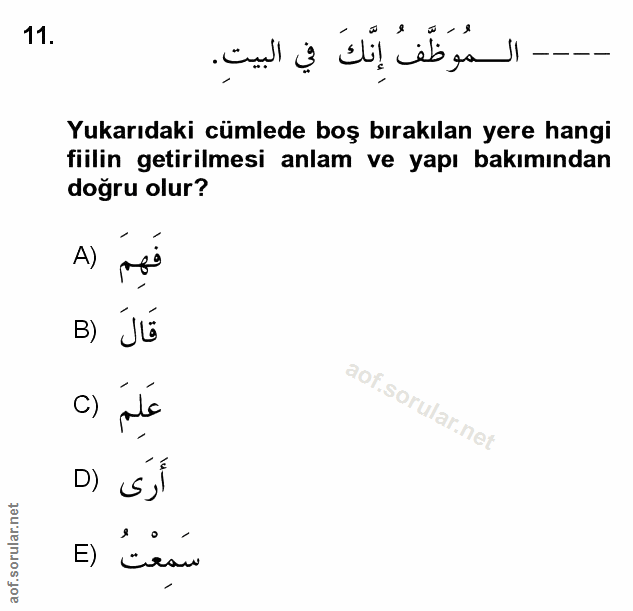 Soru 11