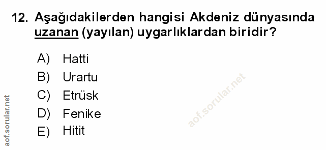 Soru 12