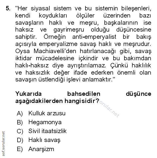 Soru 5