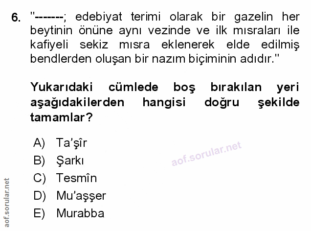 Soru 6