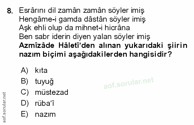 Soru 8