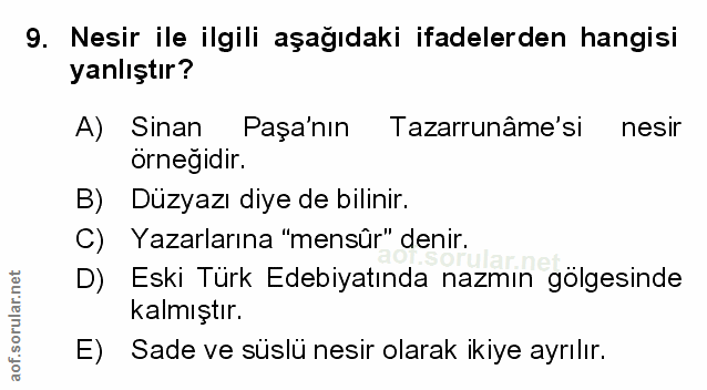 Soru 9