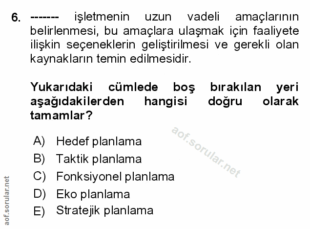 Soru 6