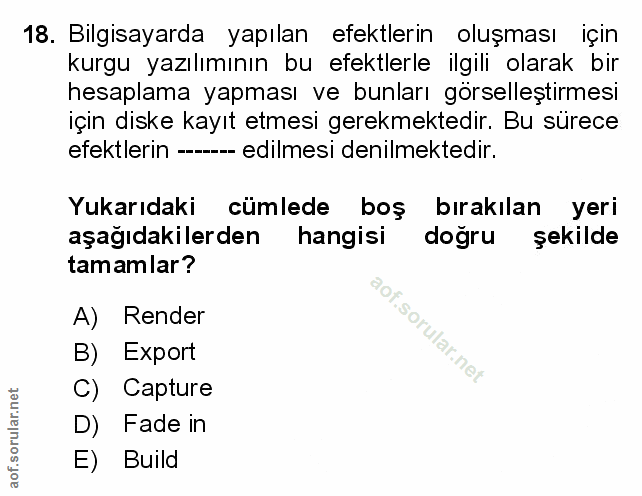 Soru 18