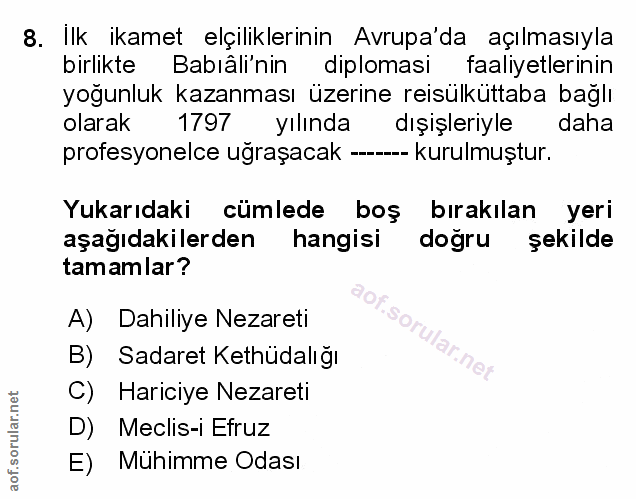 Soru 8