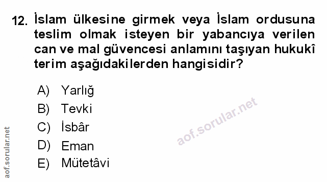 Soru 12