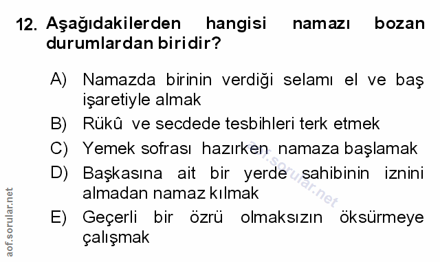 Soru 12