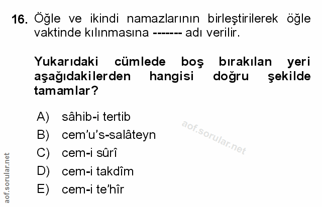 Soru 16