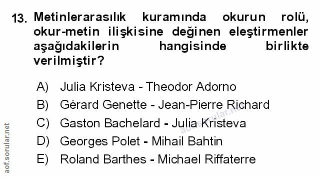 Soru 13
