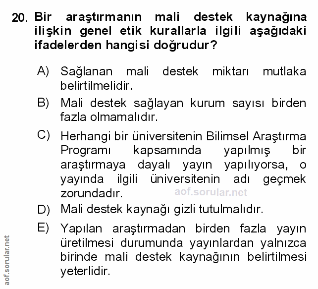 Soru 20