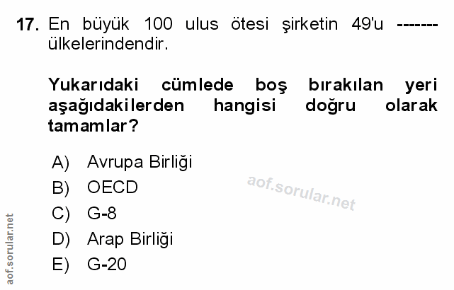 Soru 17