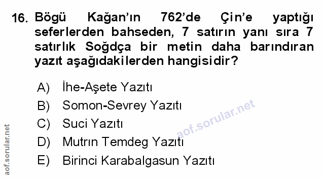 Soru 16