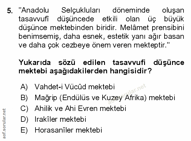 Soru 5