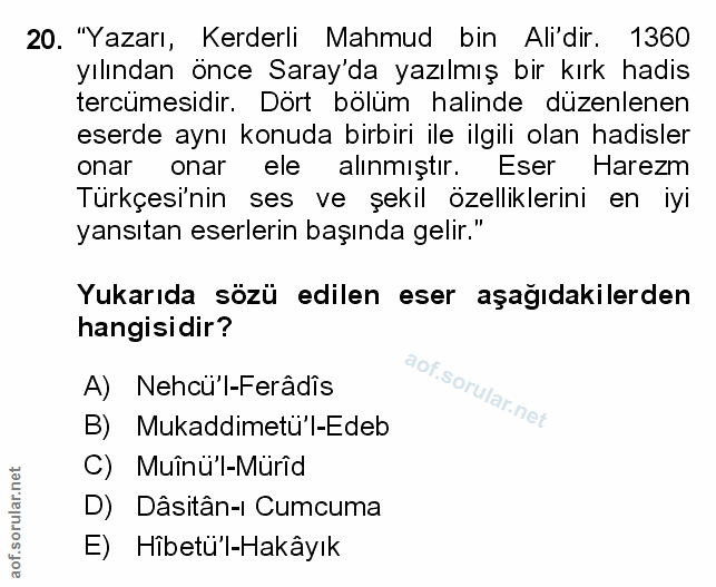 Soru 20