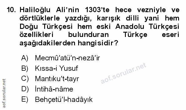 Soru 10