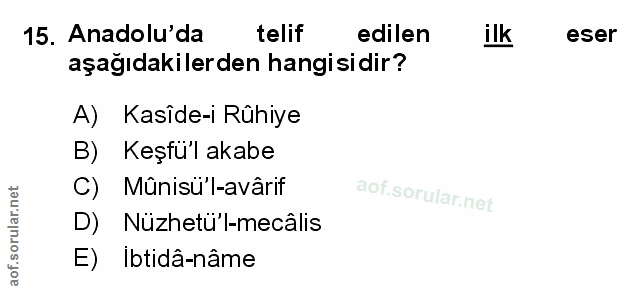 Soru 15