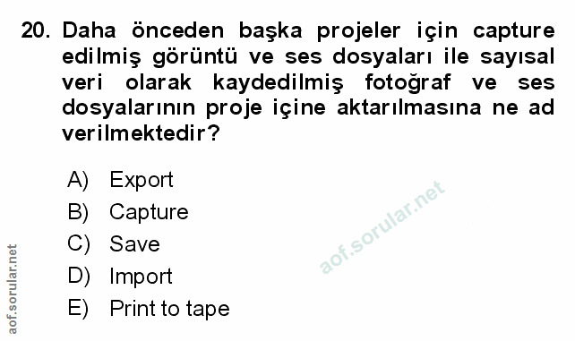 Soru 20