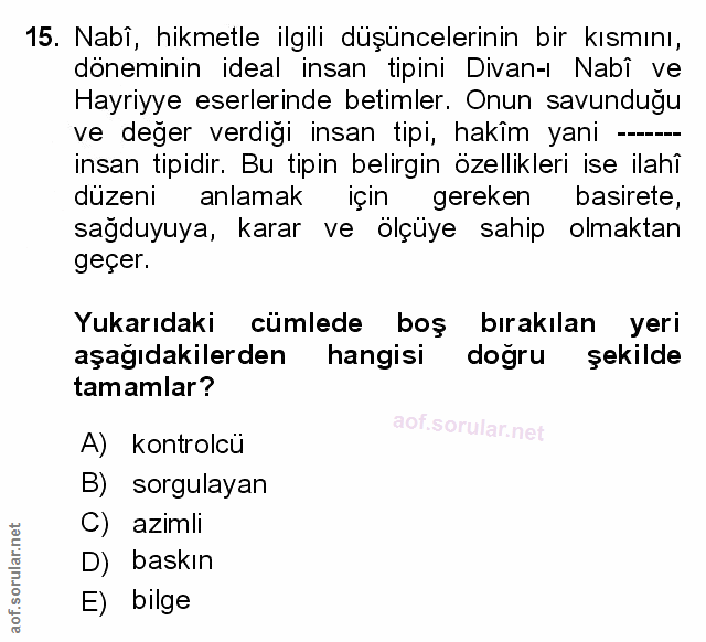 Soru 15