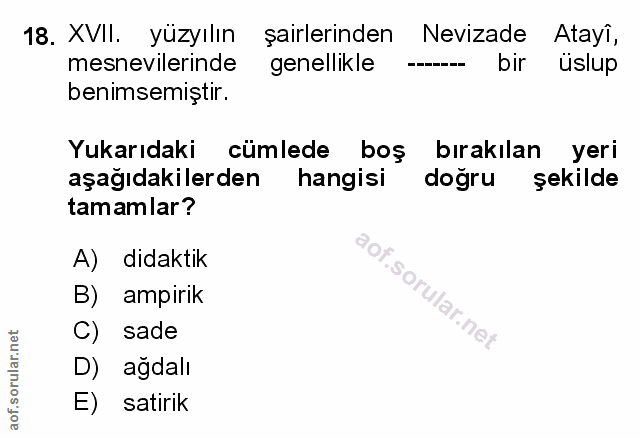 Soru 18