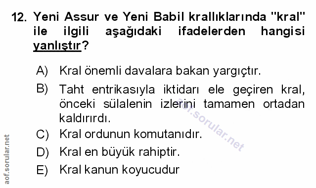 Soru 12