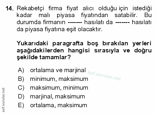 Soru 14