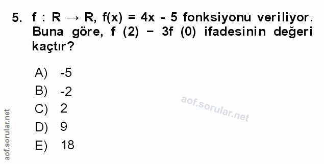 Soru 5