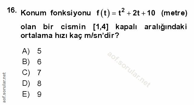 Soru 16