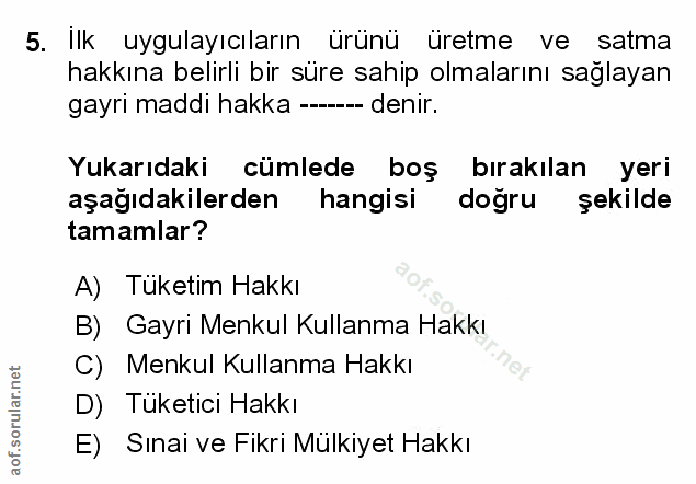 Soru 5