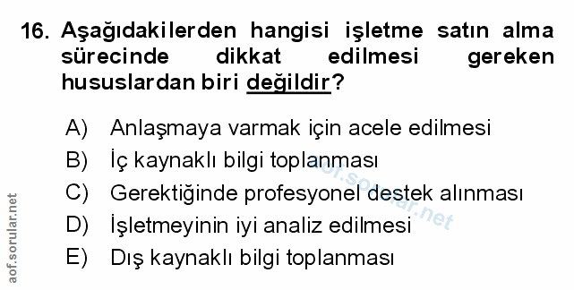 Soru 16
