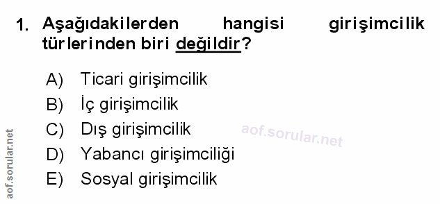 Soru 1