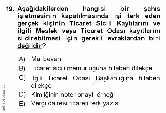 Soru 19